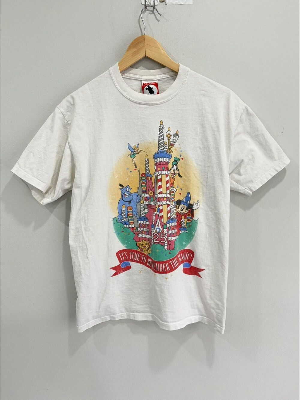 Vintage Disney Mickey Mouse 25th Anniversary Tee lion king